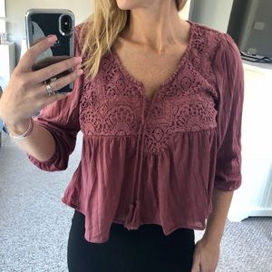 American Rag Crop Top Size Small